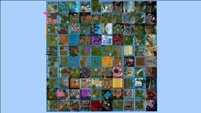Screenshot of the Minecraft Bedrock Marketplace product Find the Button Mega created by Tristan Productions.