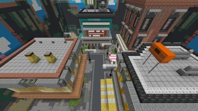 Screenshot of the Minecraft Bedrock Marketplace product Find the Button Mega created by Tristan Productions.