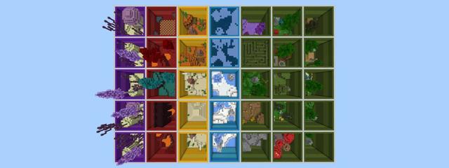 Panorama of the Minecraft Bedrock Marketplace product Find the Button created by Tristan Productions.
