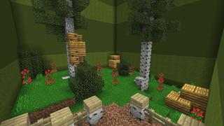 Screenshot of the Minecraft Bedrock Marketplace product Find the Button created by Tristan Productions.