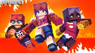 Thumbnail of the Minecraft Bedrock Marketplace product Flaming Teens created by Tristan Productions.