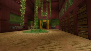 Screenshot of the Minecraft Bedrock Marketplace product Giant Sniffer House created by Tristan Productions.