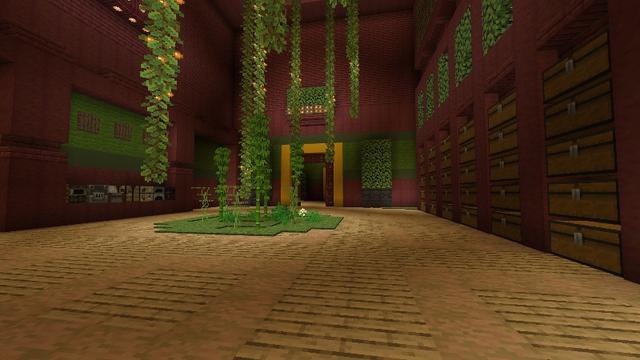 Screenshot of the Minecraft Bedrock Marketplace product Giant Sniffer House created by Tristan Productions.