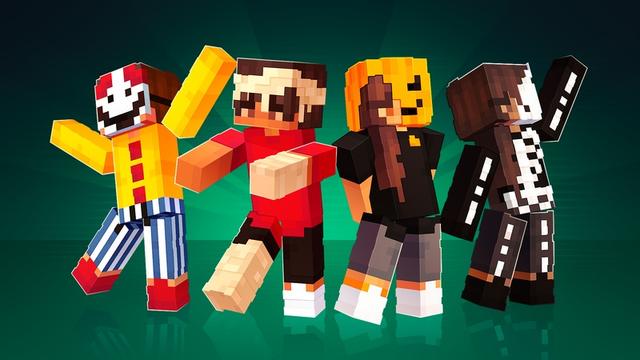 Thumbnail of the Minecraft Bedrock Marketplace product Halloween Skins created by Tristan Productions.