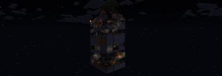 Panorama of the Minecraft Bedrock Marketplace product Haunted Parkour created by Tristan Productions.