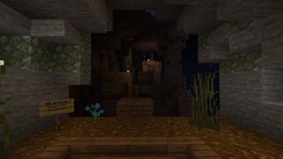 Screenshot of the Minecraft Bedrock Marketplace product Haunted Parkour created by Tristan Productions.
