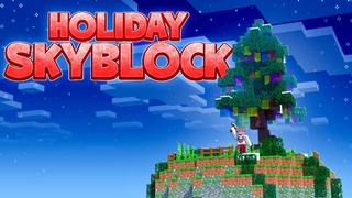 Thumbnail of the Minecraft Bedrock Marketplace product Holiday Skyblock created by Tristan Productions.