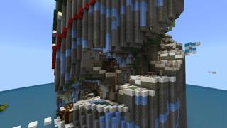 Screenshot of the Minecraft Bedrock Marketplace product Parkour espiral de vacaciones created by Tristan Productions.