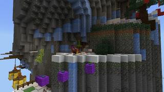 Screenshot of the Minecraft Bedrock Marketplace product Parkour espiral de vacaciones created by Tristan Productions.