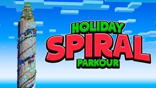 Thumbnail of the Minecraft Bedrock Marketplace product Holiday Spiral Parkour created by Tristan Productions.