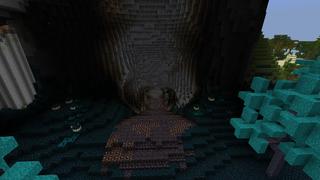 Screenshot of the Minecraft Bedrock Marketplace product How to Live Inside a Warden created by Tristan Productions.