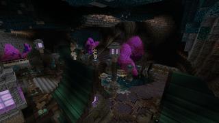 Screenshot of the Minecraft Bedrock Marketplace product How to Live Inside a Warden created by Tristan Productions.