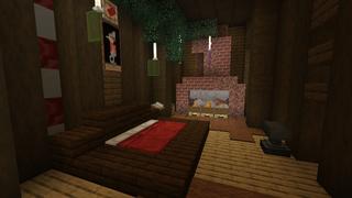 Screenshot of the Minecraft Bedrock Marketplace product How to Live Inside Santa created by Tristan Productions.