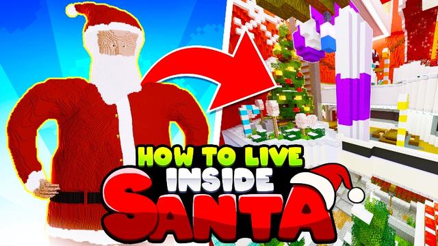 Thumbnail of the Minecraft Bedrock Marketplace product How to Live Inside Santa created by Tristan Productions.