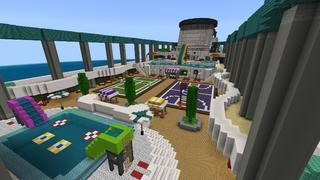 Screenshot of the Minecraft Bedrock Marketplace product Luxury Cruise Ship created by Tristan Productions.