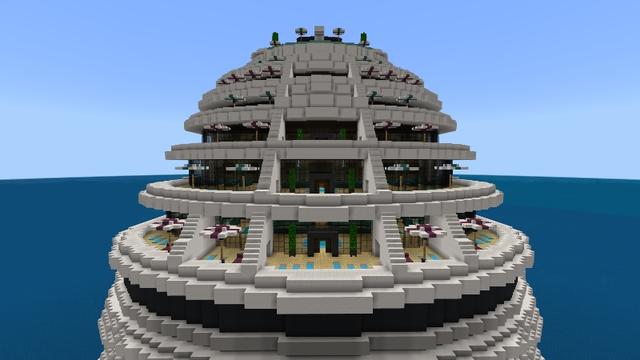 Screenshot of the Minecraft Bedrock Marketplace product Luxury Cruise Ship created by Tristan Productions.