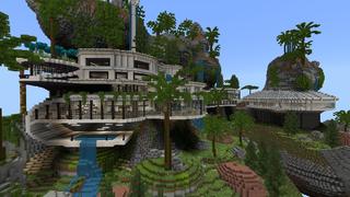 Screenshot of the Minecraft Bedrock Marketplace product Mansion Skyblock created by Tristan Productions.