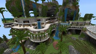 Screenshot of the Minecraft Bedrock Marketplace product Mansion Skyblock created by Tristan Productions.