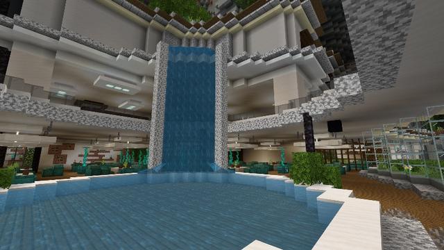Screenshot of the Minecraft Bedrock Marketplace product Mansion Skyblock created by Tristan Productions.