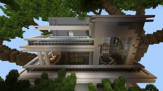 Screenshot of the Minecraft Bedrock Marketplace product Mega Mansion Tree House created by Tristan Productions.