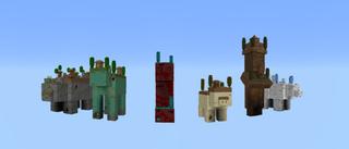 Panorama of the Minecraft Bedrock Marketplace product Mob Parkour created by Tristan Productions.