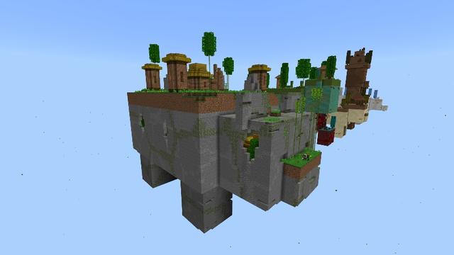 Screenshot of the Minecraft Bedrock Marketplace product Mob Parkour created by Tristan Productions.