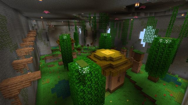 Screenshot of the Minecraft Bedrock Marketplace product Mob Parkour created by Tristan Productions.