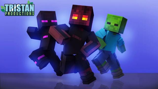 Thumbnail of the Minecraft Bedrock Marketplace product Mob Teens created by Tristan Productions.