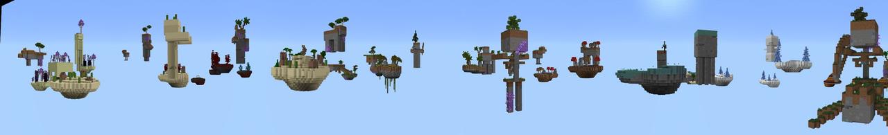 Panorama of the Minecraft Bedrock Marketplace product Mobs Skyblock created by Tristan Productions.