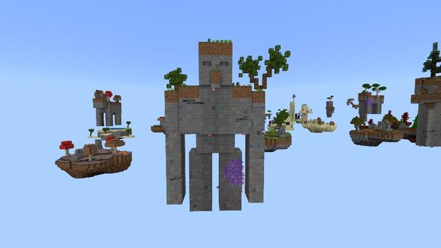 Screenshot of the Minecraft Bedrock Marketplace product Mobs Skyblock created by Tristan Productions.