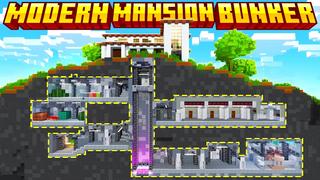 Thumbnail of the Minecraft Bedrock Marketplace product Modern Mansion Bunker created by Tristan Productions.