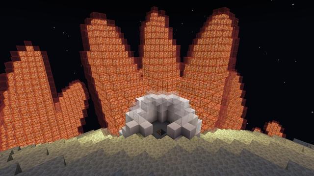 Screenshot of the Minecraft Bedrock Marketplace product Moon Skyblock created by Tristan Productions.