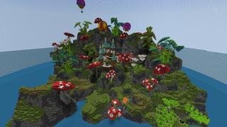 Screenshot of the Minecraft Bedrock Marketplace product Mushroom Island created by Tristan Productions.