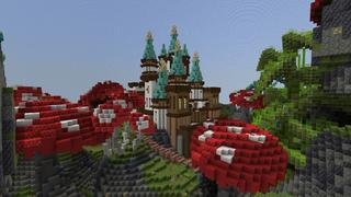 Screenshot of the Minecraft Bedrock Marketplace product Mushroom Island created by Tristan Productions.