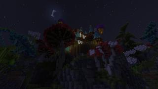 Screenshot of the Minecraft Bedrock Marketplace product Mushroom Island created by Tristan Productions.