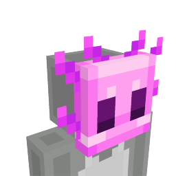 Thumbnail of the Minecraft Bedrock Marketplace product Neon Axolotl Mask created by Tristan Productions.