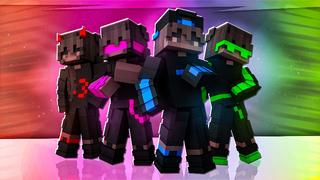 Thumbnail of the Minecraft Bedrock Marketplace product Neon Glow Gamers created by Tristan Productions.