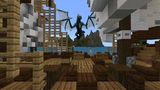 Screenshot of the Minecraft Bedrock Marketplace product Noob Pro Hacker Dragons created by Tristan Productions.