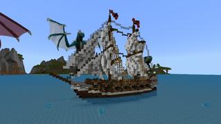 Screenshot of the Minecraft Bedrock Marketplace product Noob Pro Hacker Dragons created by Tristan Productions.