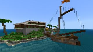 Screenshot of the Minecraft Bedrock Marketplace product Noob vs Pro vs Hacker Mansions created by Tristan Productions.