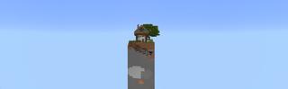 Panorama of the Minecraft Bedrock Marketplace product One Chunk Survival created by Tristan Productions.