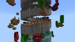 Screenshot of the Minecraft Bedrock Marketplace product Parkour Spiral created by Tristan Productions.