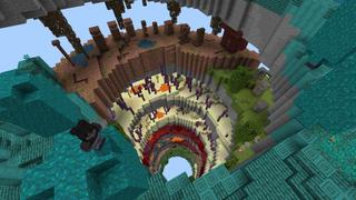 Screenshot of the Minecraft Bedrock Marketplace product Parkour Spiral created by Tristan Productions.