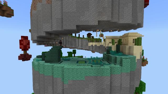 Screenshot of the Minecraft Bedrock Marketplace product Parkour Spiral created by Tristan Productions.