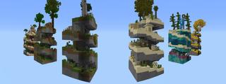 Panorama of the Minecraft Bedrock Marketplace product Parkour Upgrade created by Tristan Productions.