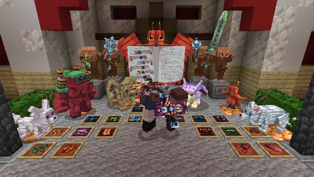 Screenshot of the Minecraft Bedrock Marketplace product Pet Weapons created by Tristan Productions.