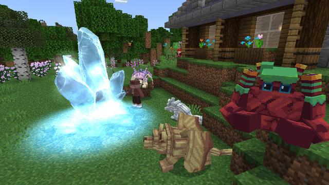 Screenshot of the Minecraft Bedrock Marketplace product Pet Weapons created by Tristan Productions.