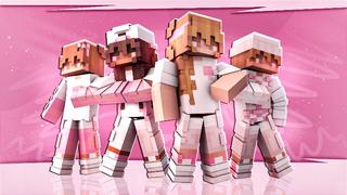 Thumbnail of the Minecraft Bedrock Marketplace product Pink and White created by Tristan Productions.