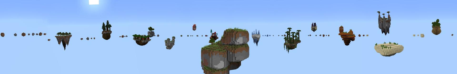 Panorama of the Minecraft Bedrock Marketplace product Pirate Skyblock created by Tristan Productions.