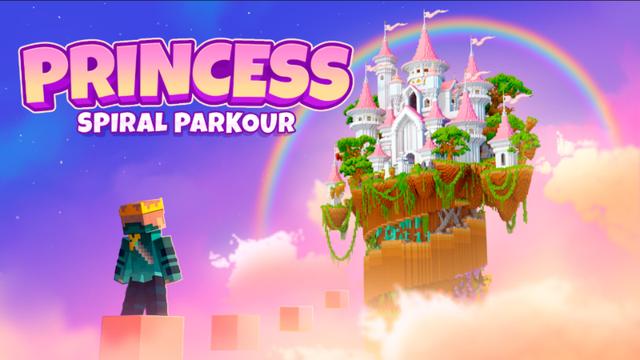 Thumbnail of the Minecraft Bedrock Marketplace product Princess Spiral Parkour created by Tristan Productions.